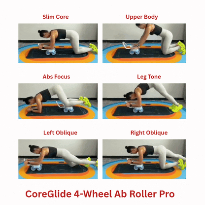 CoreGlide 4-Wheel Ab Roller Pro